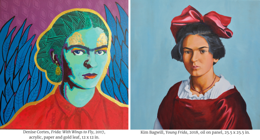 Frida: With Wings to Fly by Denise Cortes (left) and Young Frida by Kim Bagwill (right)