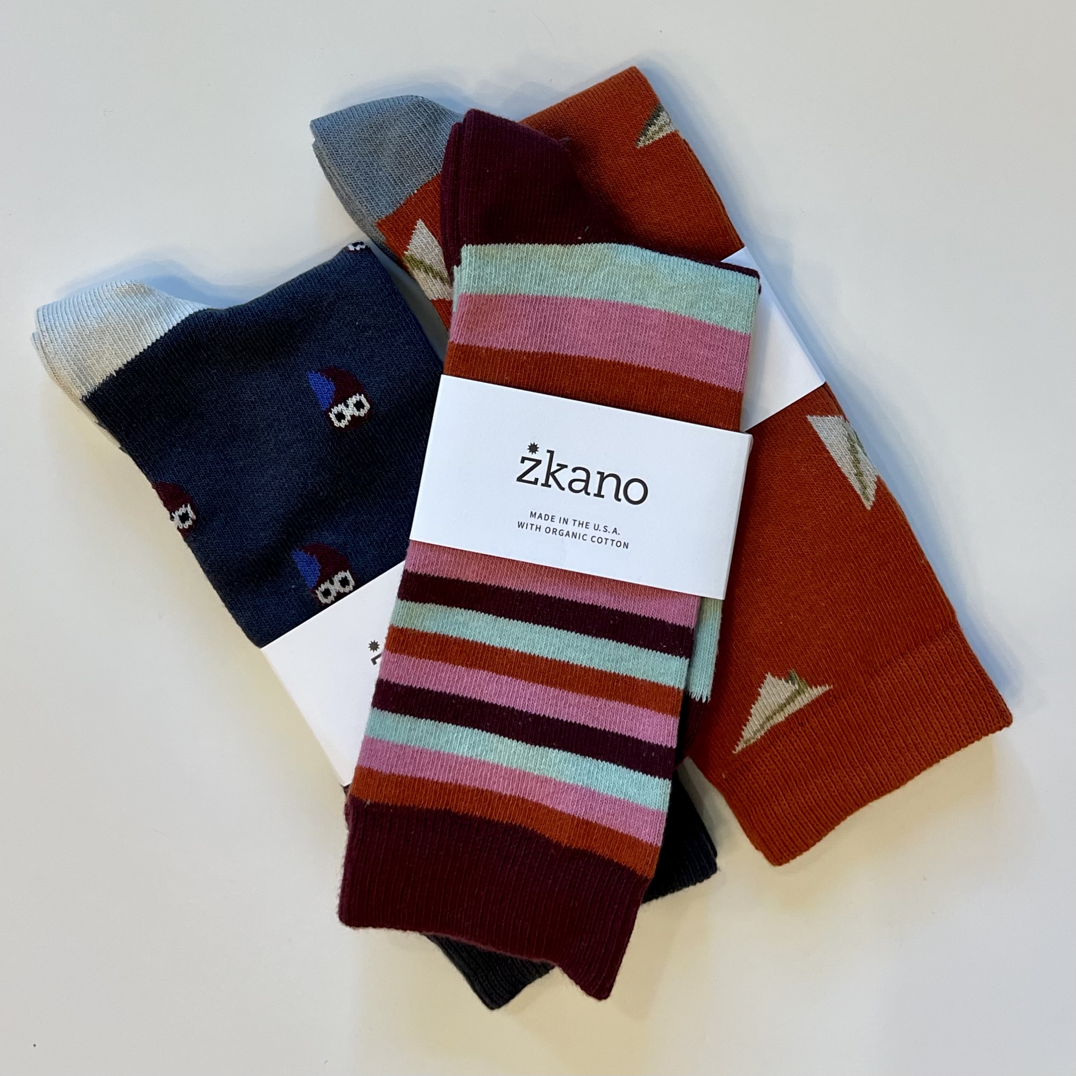 3 pairs of zkano socks